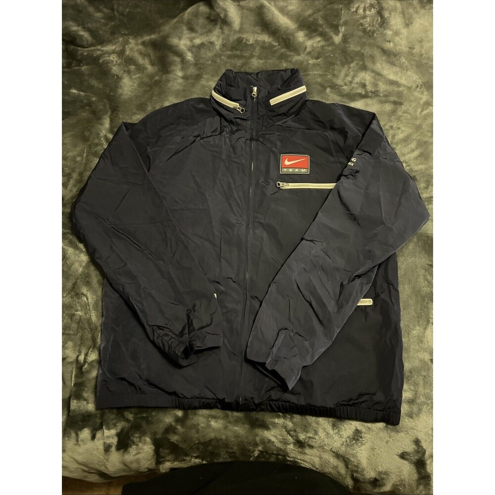 MEDIUM Nike Shoe Dog Team Jacket Full Zip Lightweight FB7263-410 NWOT